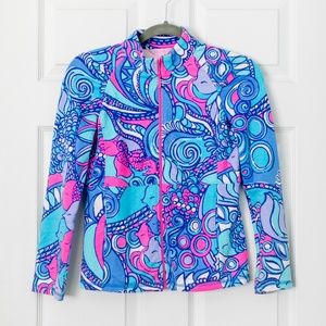 Lilly Pulitzer Multi Sea Jewels Pattern Girls Size
